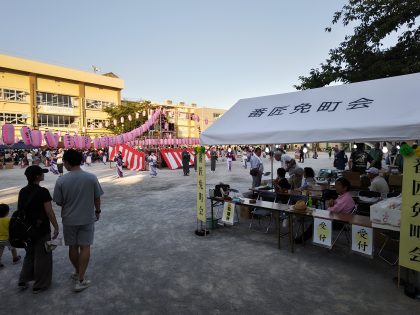 パワーパイプテント エステル帆布白 使用例3