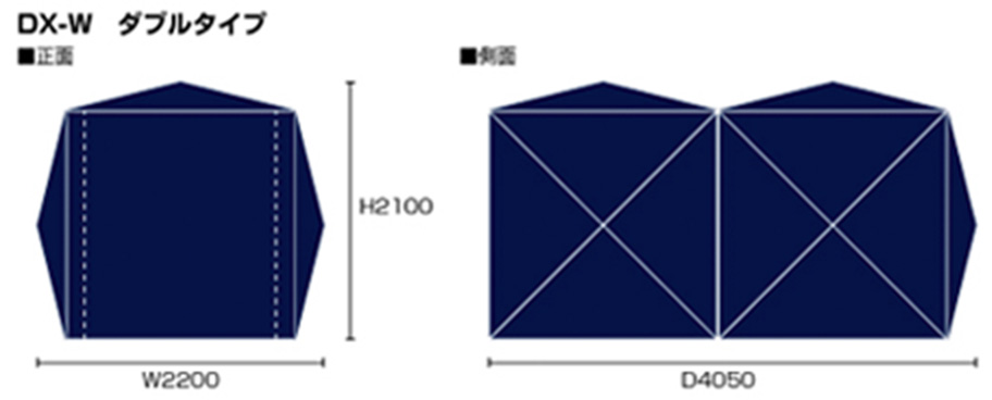 らくらくシェルターテントDX