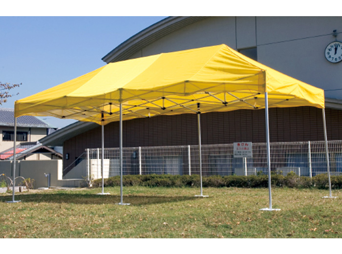 風が通るメッシュ天幕